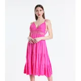 Vestiti Donna Primavera/Estate Made in Italia Quotidiano Colore Unico Standard — foto 1