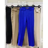 Pantaloni(D) Genere Pantaloni Eleganti Donna Quattro stagioni Made in Italia Quotidiano Vari Colori Standard Tessuto — foto 1