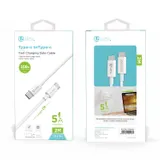 Cavo di ricarica rapida da UNI-C a C 5A(CB9193,Bianco,5A,OD:3.8mm,2M) — foto 4