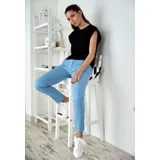 Pantaloni Donna Primavera/Estate Made in Italia Tempo libero Vari Colori Standard Lacci — foto 1