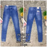 Jeans(D) Genere Jeans Skinny Donna Quattro stagioni Made in Cina Quotidiano Colore Unico Standard — foto 1