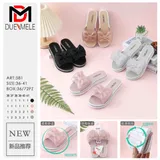 Ciabatte Donna Primavera/Estate Made in Cina Quotidiano Piatto Aperta — foto 1