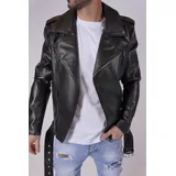 Giacche(U) Genere Giacca di Pelle Uomo Primavera Made in Cina Tempo libero Colore Unico Standard — foto 5