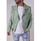Giacche(U) Genere Giacca di Pelle Uomo Primavera Made in Cina Tempo libero Colore Unico Standard — foto 1