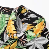 Camicia Uomo Estate Made in Cina Quotidiano Colore Unico Standard Bottoni — foto 3
