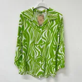 Camicie(D) Genere Camicetta Camicia Donna Primavera/Estate Made in Italia Tempo libero Colore Unico Oversize Viscosa — foto 1