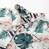 Camicia Uomo Estate Made in Cina Quotidiano Colore Unico Standard Bottoni — foto 3