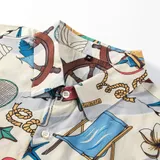 Camicia Uomo Estate Made in Cina Quotidiano Colore Unico Standard Bottoni — foto 3