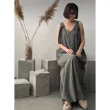 Vestiti Genere Abito Donna Primavera/Estate Made in Italia Quotidiano Colore Unico Standard — foto 3