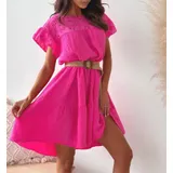 Vestiti Donna Primavera/Estate senza cintura Made in Italia Quotidiano Vari Colori Standard Cotone — foto 5