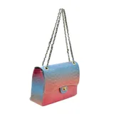 Borsa Spalla Donna Primavera/Estate Made in Italia Quotidiano Vari Colori metallo — foto 4