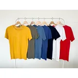 T-shirt Uomo Uomo Estate Made in Cina Quotidiano Vari Colori Standard — foto 1