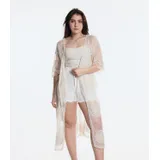 Cardigan Cardigan Donna Primavera/Estate Made in Italia Quotidiano Colore Unico Standard — foto 4