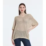 Pullover Pullover Donna Primavera/Estate Made in Italia Quotidiano Colore Unico Standard — foto 5