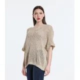 Pullover Pullover Donna Primavera/Estate Made in Italia Quotidiano Colore Unico Standard — foto 3