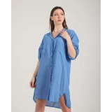Vestiti Donna Primavera/Estate Made in Italia Quotidiano Colore Unico Oversize — foto 1