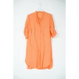 Vestiti Donna Primavera/Estate Made in Italia Quotidiano Colore Unico Oversize — foto 4