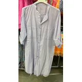 Vestiti Donna Primavera/Estate Made in Italia Quotidiano Colore Unico Oversize — foto 14