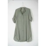 Vestiti Donna Primavera/Estate Made in Italia Quotidiano Colore Unico Oversize — foto 16