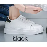 Sneakers basse Donna Autunno Made in Cina Tempo libero Colore Unico Plateau Anteriore Aperta — foto 4