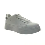 Sneakers basse Donna Autunno Made in Cina Tempo libero Colore Unico Plateau Anteriore Aperta — foto 5