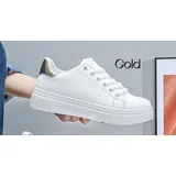Sneakers basse Donna Autunno Made in Cina Tempo libero Colore Unico Plateau Anteriore Aperta — foto 3