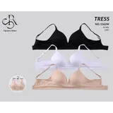 Intimo(D) Genere Reggiseni Donna Quattro stagioni Made in Cina Quotidiano Vari Colori Standard Foderati Senza ferretto Spalline normali Balconcino — foto 3