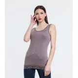 Canottiera Donna Primavera/Estate Made in Italia Quotidiano Colore Unico Standard — foto 12