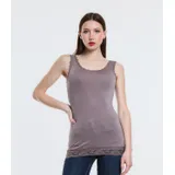 Canottiera Donna Primavera/Estate Made in Italia Quotidiano Colore Unico Standard — foto 1
