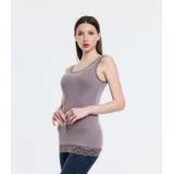 Canottiera Donna Primavera/Estate Made in Italia Quotidiano Colore Unico Standard — foto 10