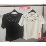 T-Shirt & Top(D) Genere T-Shirt Donna Primavera/Estate Made in Cina Quotidiano Vari Colori Standard — foto 1