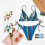 Bikini Donna Quattro stagioni Made in Cina Tempo libero Vari Colori Standard — foto 1