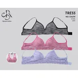 Intimo(D) Genere Reggiseni Donna Quattro stagioni Made in Cina Quotidiano Vari Colori Standard Foderati Senza ferretto Spalline normali Balconcino — foto 1