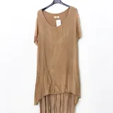 Vestiti Donna Primavera/Estate Made in Italia Quotidiano Colore Unico Standard — foto 5