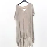 Vestiti Donna Primavera/Estate Made in Italia Quotidiano Colore Unico Standard — foto 4