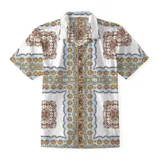 Camicia Casual Uomo Estate Made in Cina Quotidiano Colore Unico Standard Bottoni — foto 1