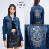 Giacche(D) Genere Giacca di Jeans Giacca Donna Autunno Made in Cina Tempo libero Colore Unico Standard — foto 1
