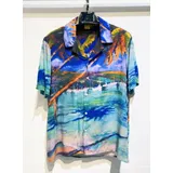 Camicia Uomo Estate Made in Cina Quotidiano Colore Unico Standard Bottoni — foto 1