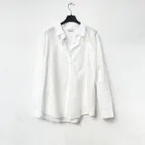 Camicia Camicia Donna Primavera/Estate Made in Cina Quotidiano Colore Unico Standard — foto 4
