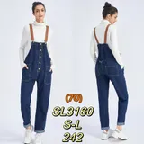 Jeans(D) Genere Jeans Larghi Donna Autunno/Inverno Made in Cina Quotidiano Colore Unico Standard — foto 1