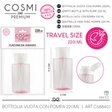 OFFERTA COSMI BOTTIGLIA VUOTA CON POMPA 220ML — foto 1