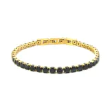 Bracciali Tennis con Zirconia 4mm Lunghezza 17.5+1cm, Quattro stagioni Quotidiano Tempo libero Da festa Vari Colori — foto 4