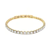 Bracciali Tennis con Zirconia 4mm Lunghezza 17.5+1cm, Quattro stagioni Quotidiano Tempo libero Da festa Vari Colori — foto 5