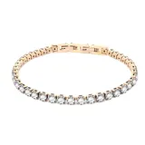 Bracciali Tennis con Zirconia 4mm Lunghezza 17.5+1cm, Quattro stagioni Quotidiano Tempo libero Da festa Vari Colori — foto 3