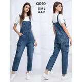Jeans Slim Fit Donna Autunno/Inverno Made in Cina Tempo libero Colore Unico Standard — foto 1