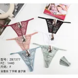 Mutandine Donna Quattro stagioni Made in Cina Quotidiano Vari Colori Standard Perizoma — foto 1