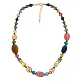 Collana GIROCOLLO IN PIETRA DURA 50+5CM — foto 1