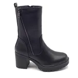 Stivali Tacchi Donna Autunno/Inverno Made in Cina Quotidiano Tacco Largo Tonda — foto 3