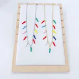 Collana Quattro stagioni Made in Cina Quotidiano Vari Colori — foto 1