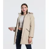 Cappotti Classici Giacche Invernale Donna Autunno/Inverno Made in Cina Quotidiano Colore Unico Standard — foto 5